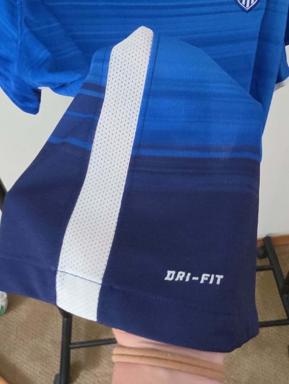 Nike Blue Gradient US Soccer Jersey with White Accents XL - Picture 4 of 11